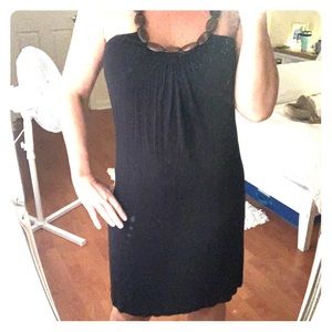 Halter black dress